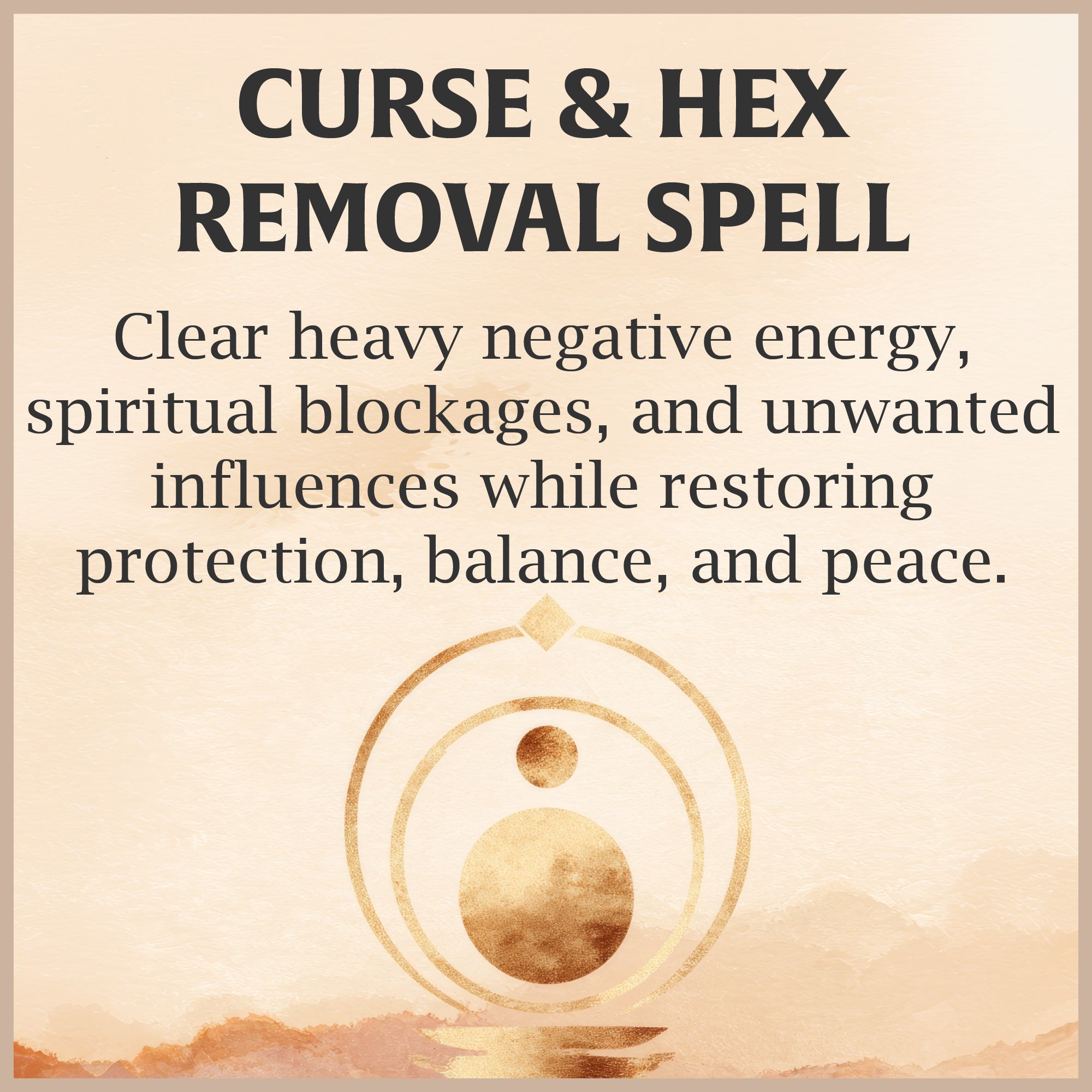 Curse & Hex Removal Spell