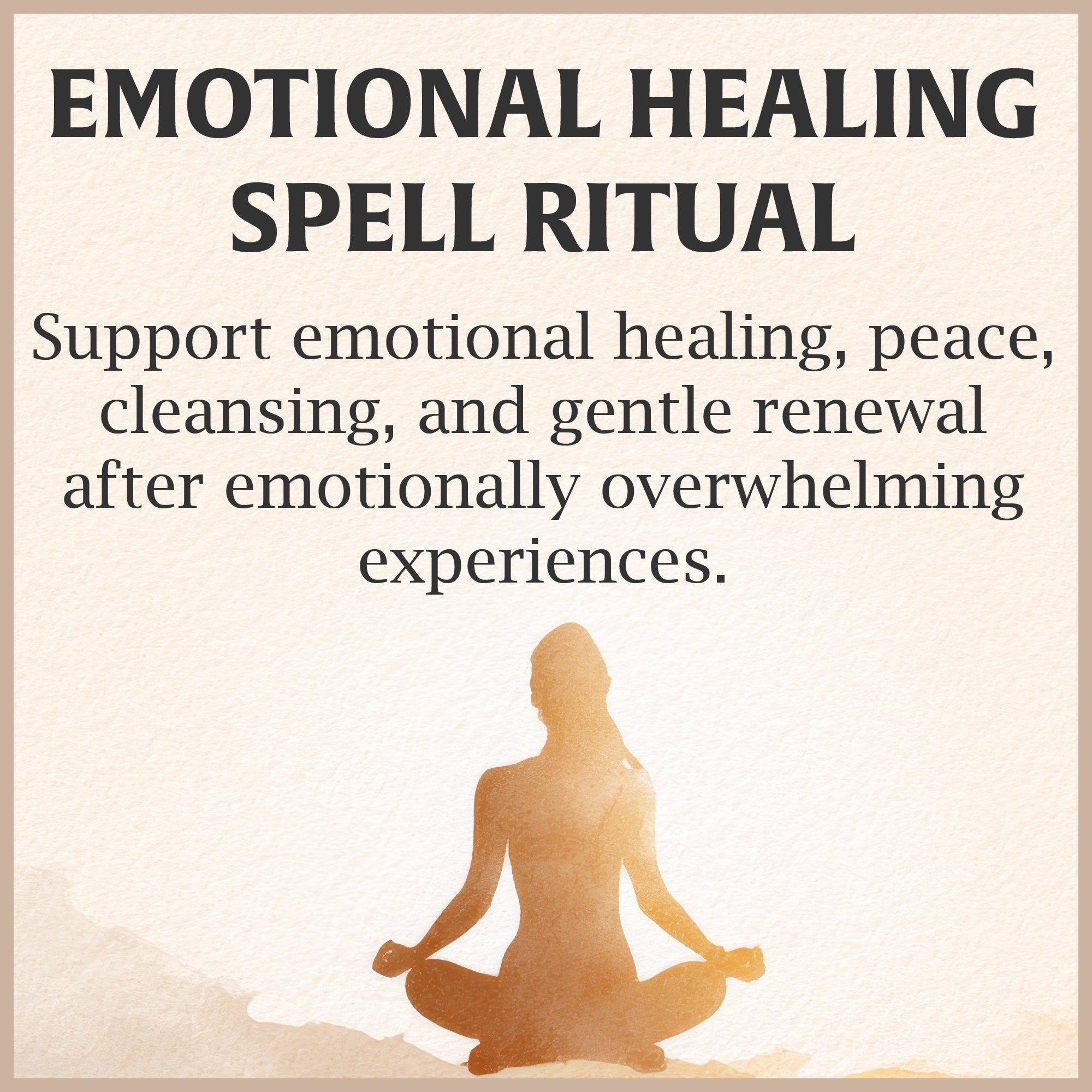 Emotional Healing & Energy Cleansing Spell