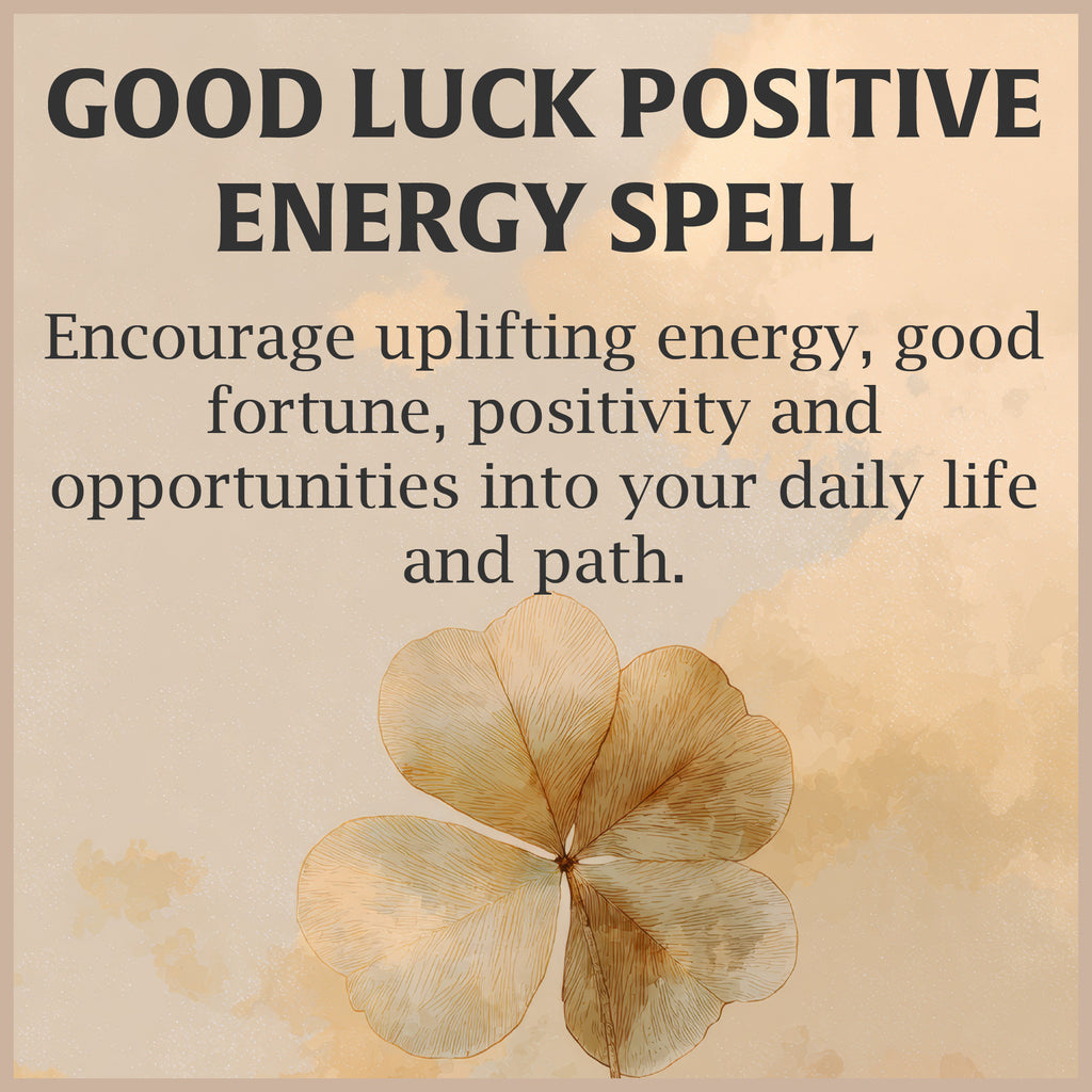 Good Luck & Positive Energy Spell