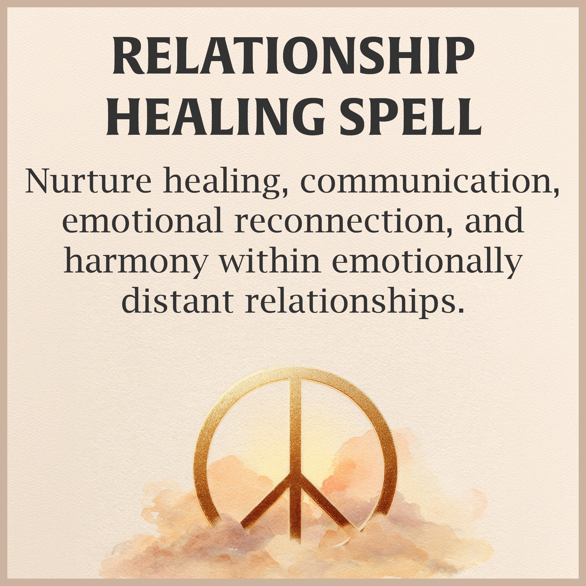 Reconciliation & Relationship Healing Spell