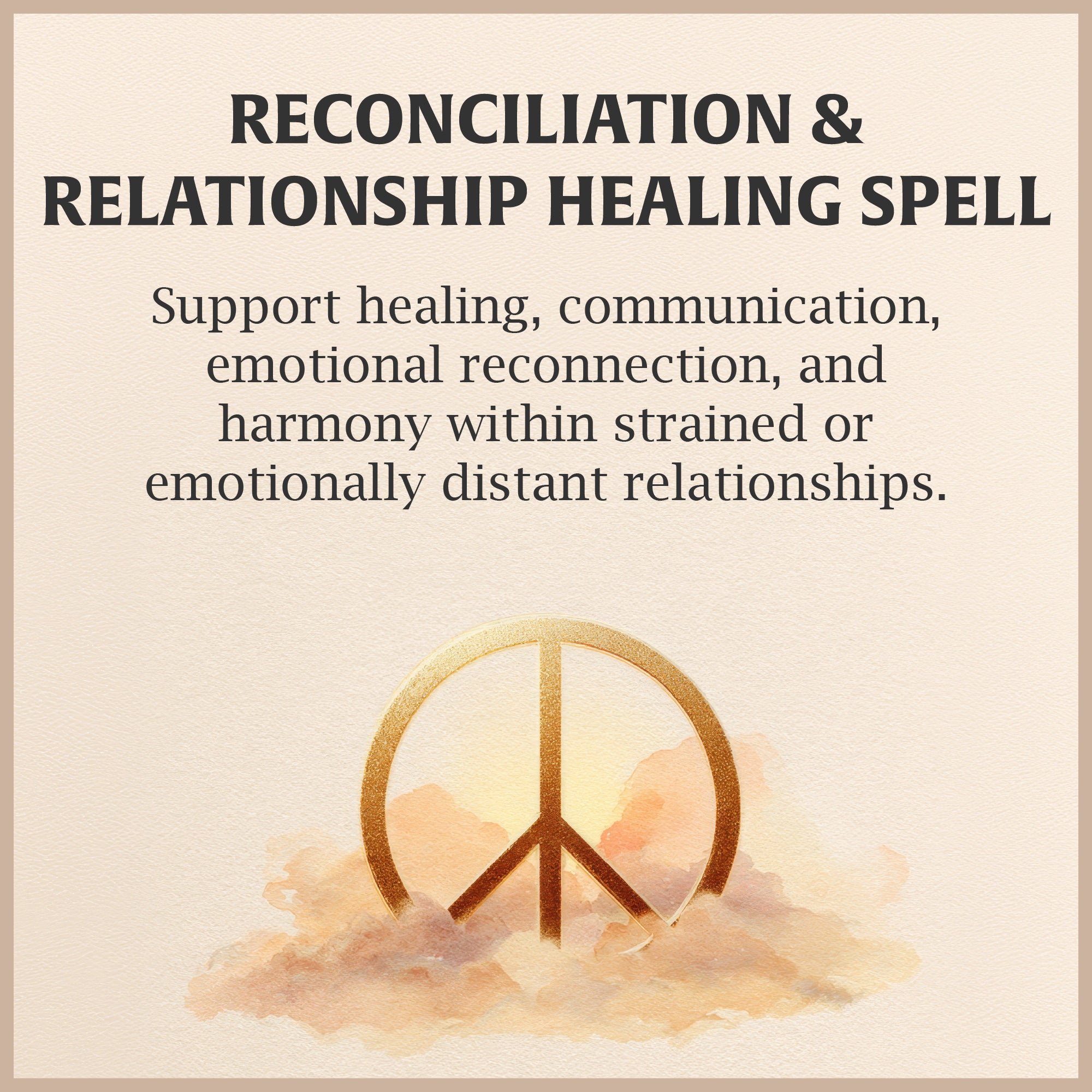 Reconciliation & Relationship Healing Spell